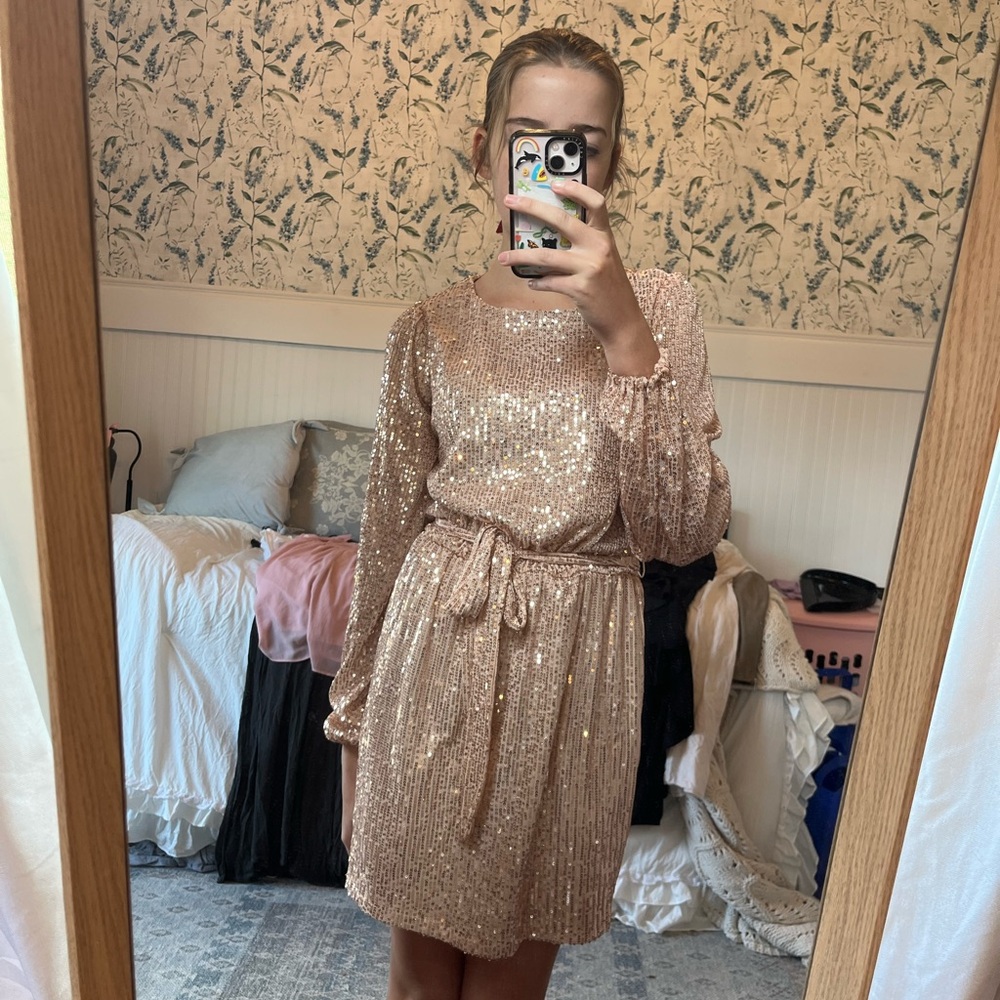 crystal sky Sequin dress